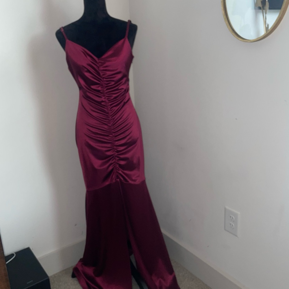 BCX Burgundy Maxi Dress